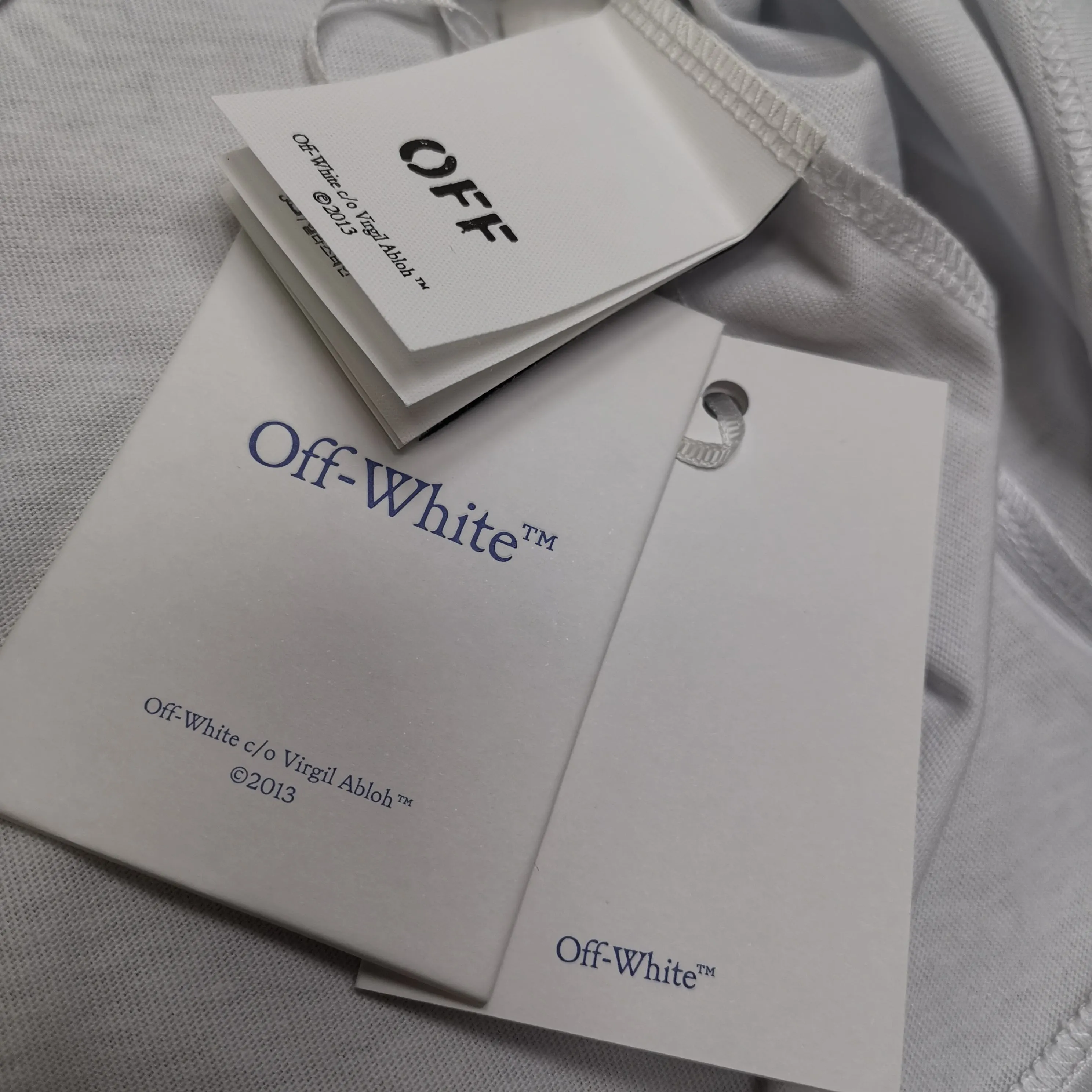 off white rose arrow short sleeve black XS S M L top version P240